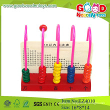 Good quality factory price toys wooden counting frame educational abacus beads calculationl toys